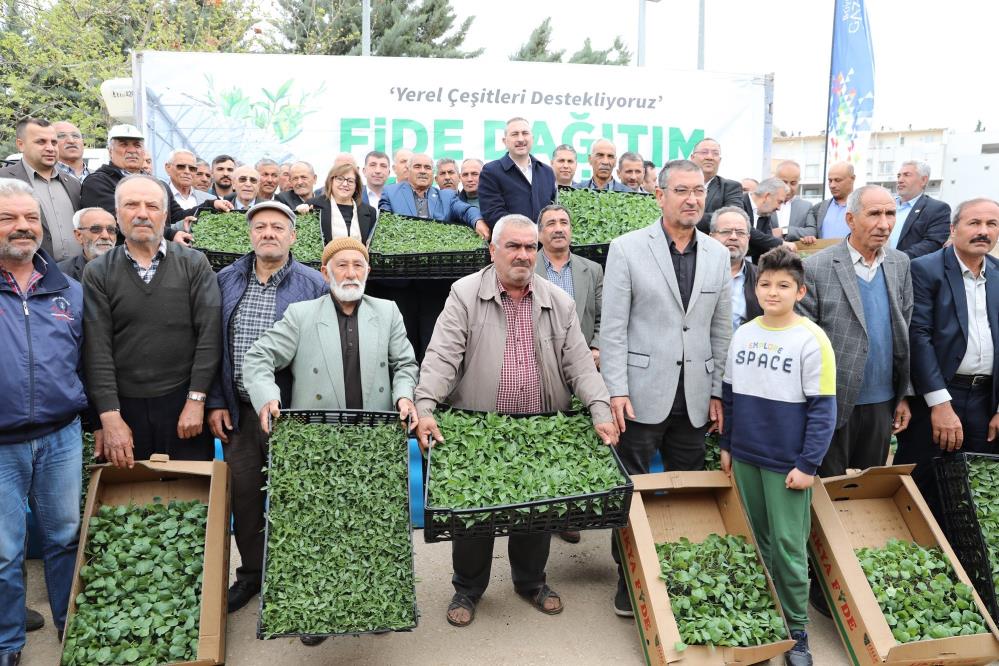 Gaziantep’te çiftçilere 2 milyon adet fide desteği