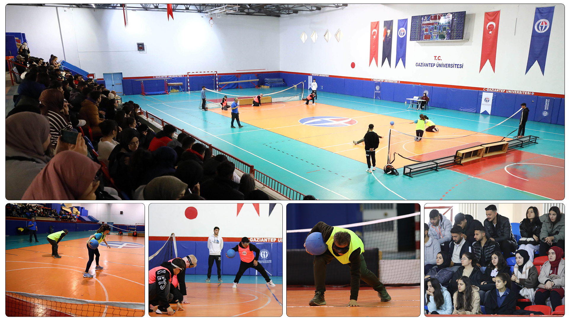 GAÜN’DE ENGELLERİ AŞAN GOALBALL MAÇI DÜZENLENDİ