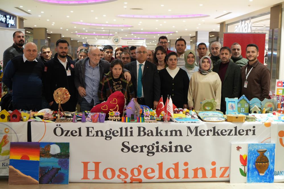 Gaziantep’te engelli bireylerin el emeği ürünleri sergilendi