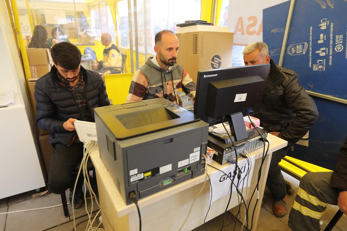 Depremden sonra Gaziantep’e teknik destek sağlandı